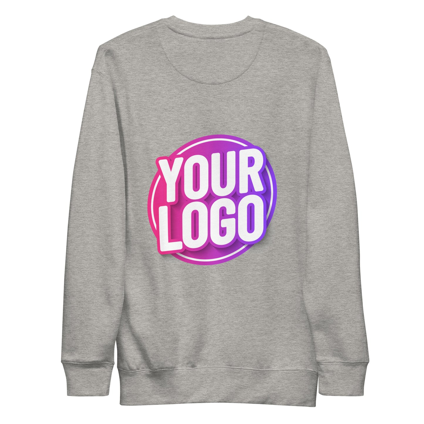 Premium Sweatshirt with Custom Printed Back