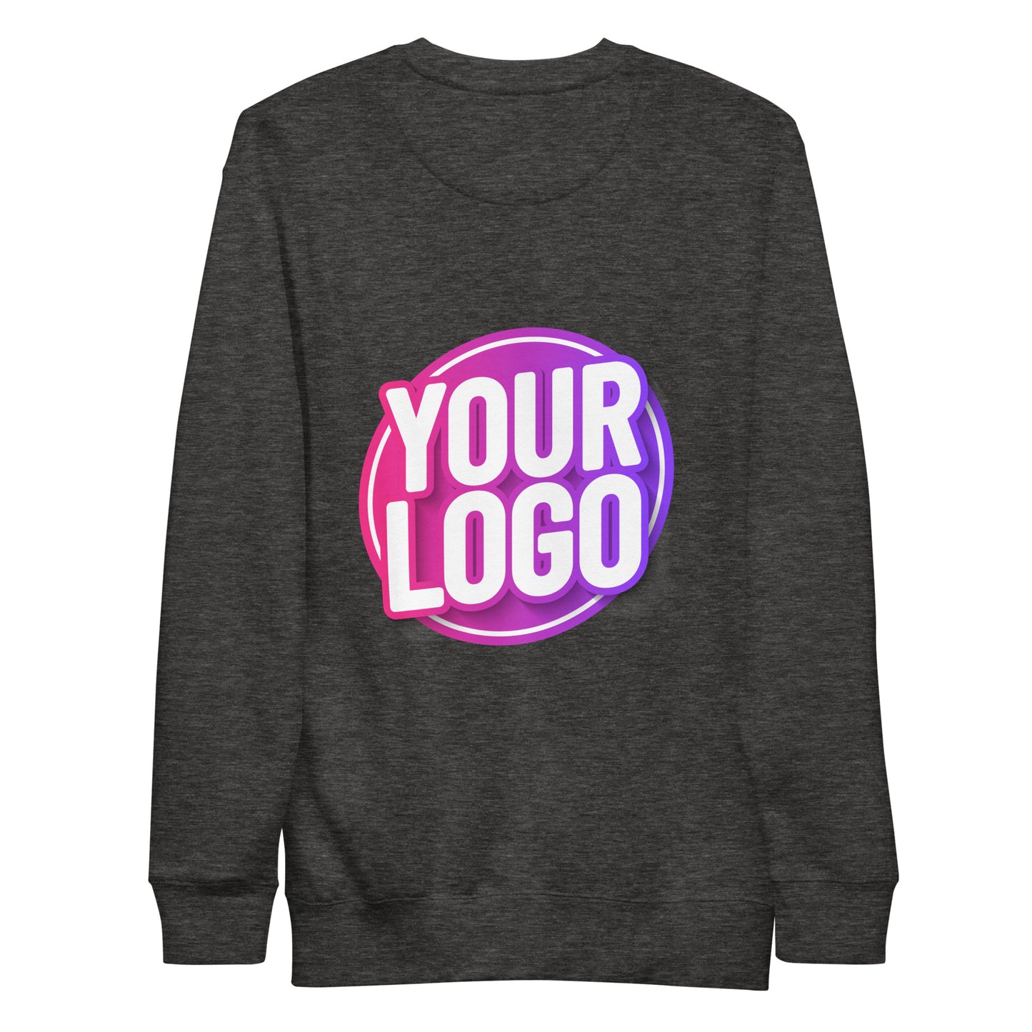 Premium Sweatshirt with Custom Printed Back