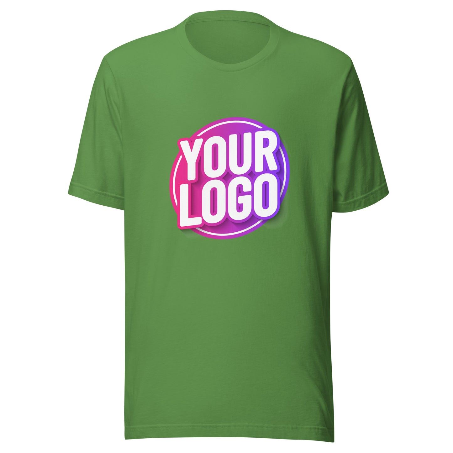 Unisex t-shirt - Leaf with Custom Printed Front