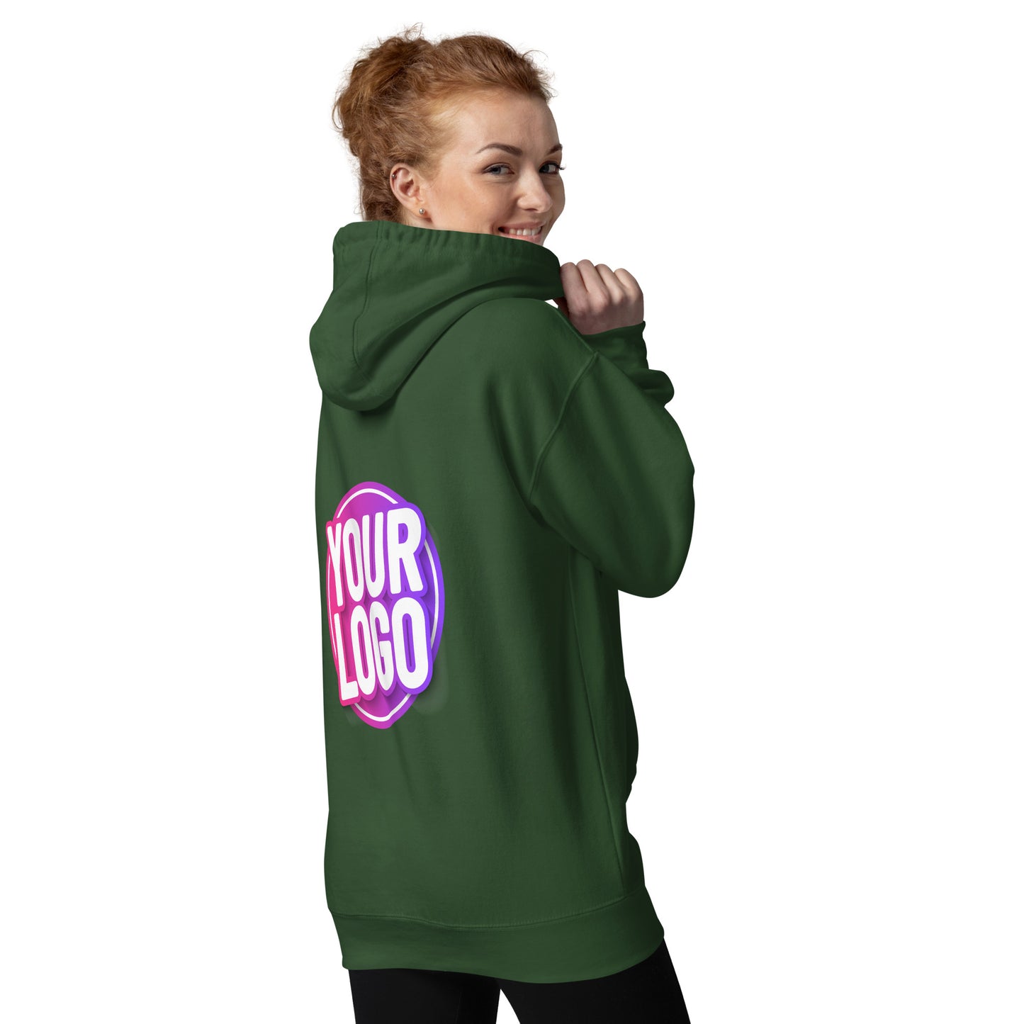 Hoodie with Custom Printed Front & Back