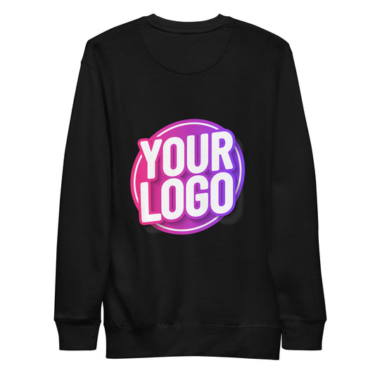 Premium Sweatshirt with Custom Printed Back