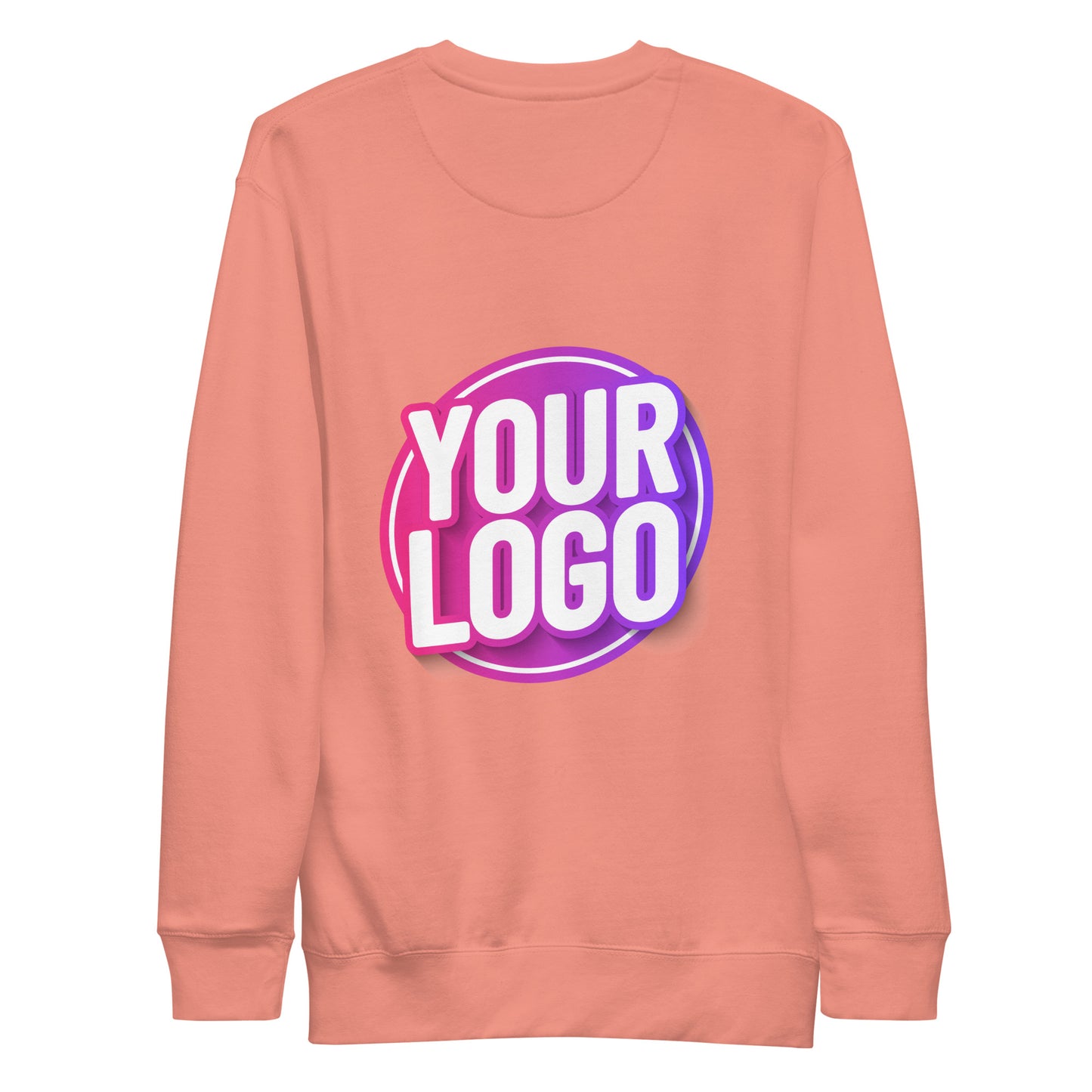 Premium Sweatshirt with Custom Printed Front & Back