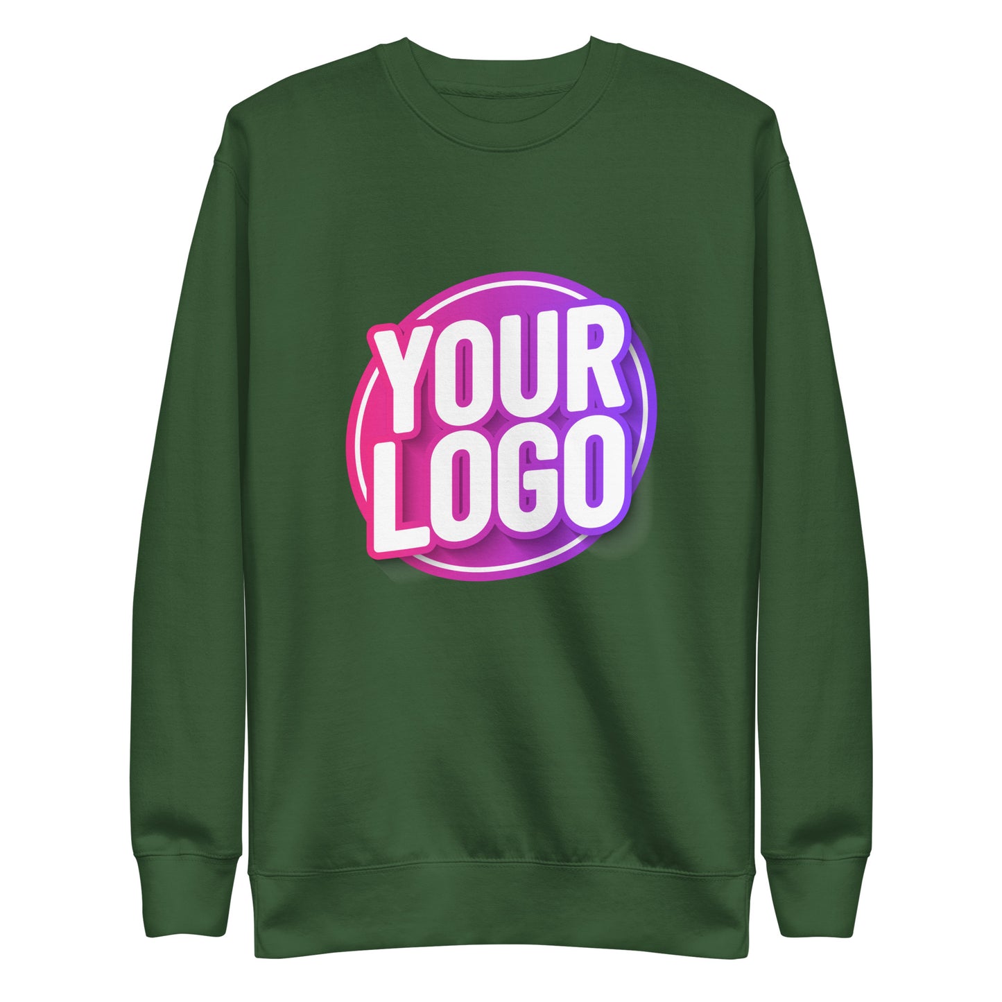 Premium Sweatshirt with Custom Printed Front