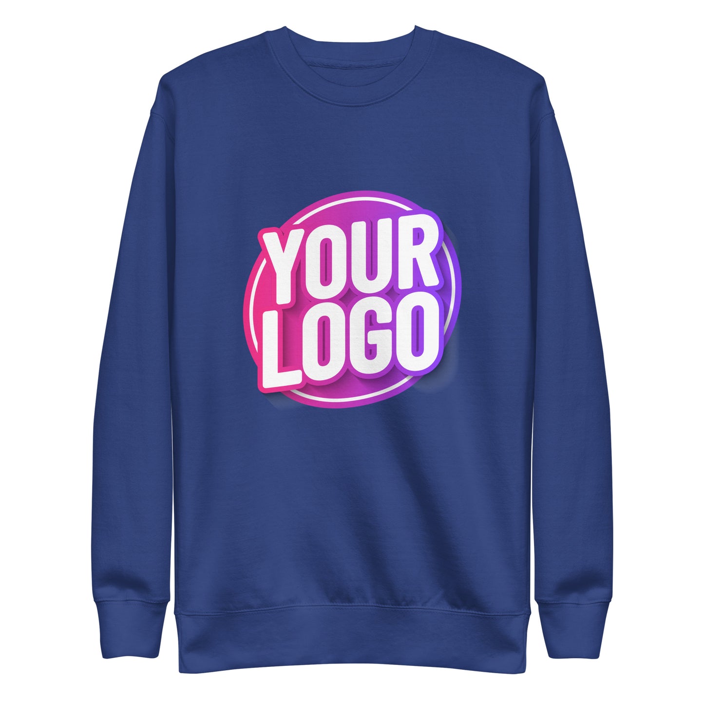 Premium Sweatshirt with Custom Printed Front & Back