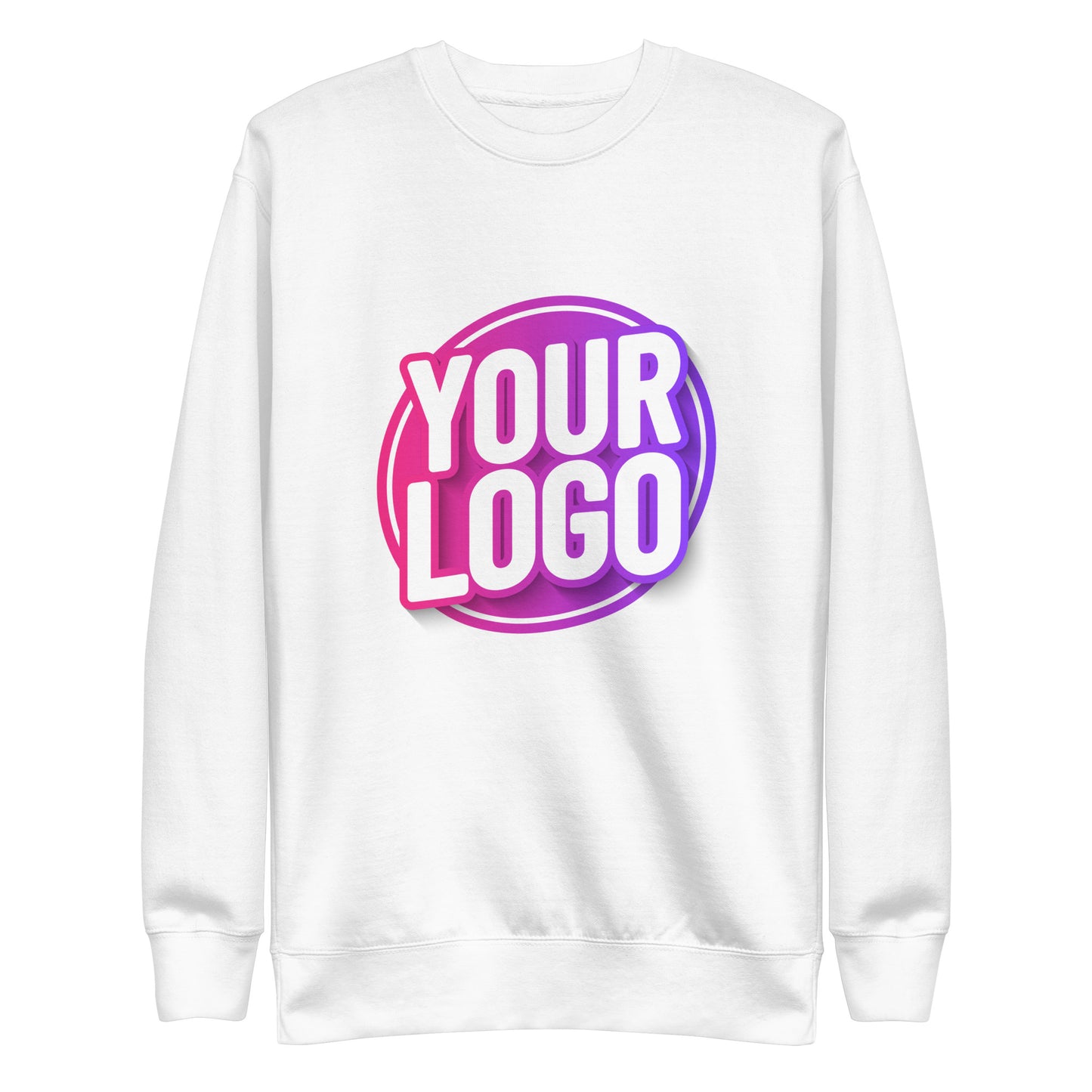 Premium Sweatshirt with Custom Printed Front